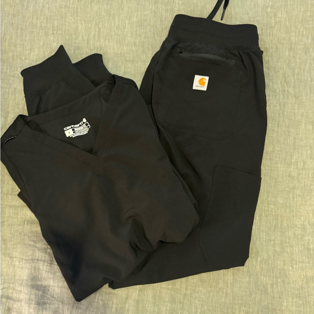 Carhartt Black Women's Scrub Set